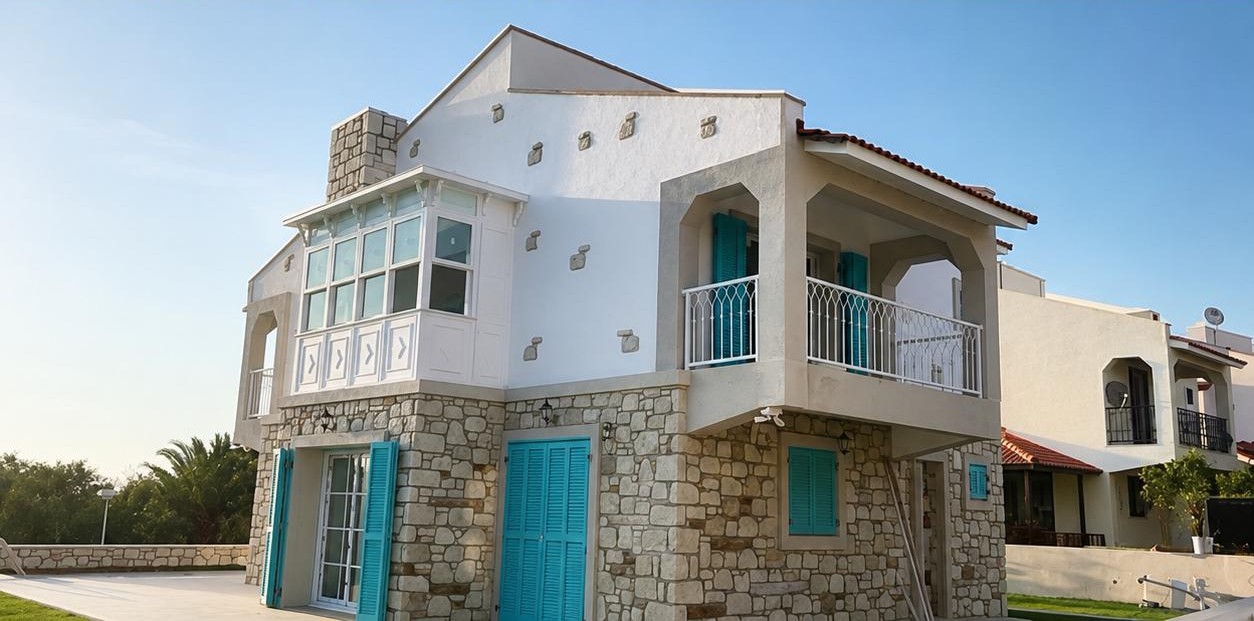 Alaçatı evi — tadilat sonrası